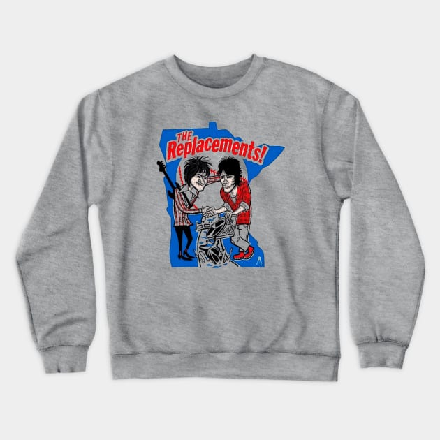 The replacements Crewneck Sweatshirt by Man of Liar